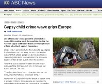 Interlop român, în presa străină: Romii vor fi alungaţi din UE dacă vor mai folosi copii la infracţiuni