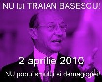 Mişcare "No Băsescu Day", iniţiată de blogeri de 2 aprilie. Năstase: Voi purta ceva violet