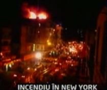 Incendiu puternic în cartierul chinezesc din New York (VIDEO)