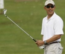 Barack Obama a jucat golf în ziua înmormântării preşedintelui polonez