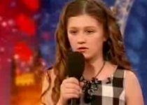 Cântăreaţă excepţională, la numai 10 ani (VIDEO)