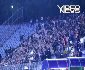 Fanii Stelei acuză agenţii firmei de pază pentru incidentele de la meciul cu Timişoara (VIDEO)