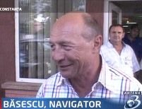 Băsescu: Mi-am reînnoit brevetul de comandant de navă pentru a demonstra că am alternativă