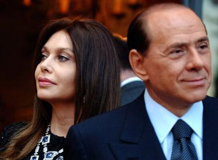 Berlusconi, mai sărac cu 100 milioane de euro, după divorţul de Veronica Lario