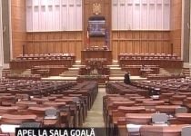 Discurs cu sala goală. Doar doi deputaţi se aflau marţi dimineaţă la Parlament (VIDEO)
