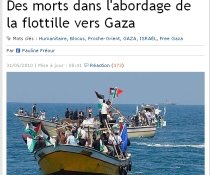 Zece morţi, după ce israelienii au atacat flotila propalestiniană care transporta ajutoare în Faşia Gaza