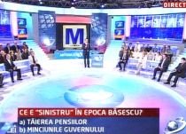 Sinteza Zilei: Ce e "sinistru" în epoca Băsescu? a) Tăierea pensiilor. b) Minciunile Guvernului