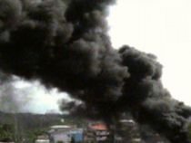 Incendiu izbucnit în Piaţa Crângaşi din Capitală (VIDEO)
