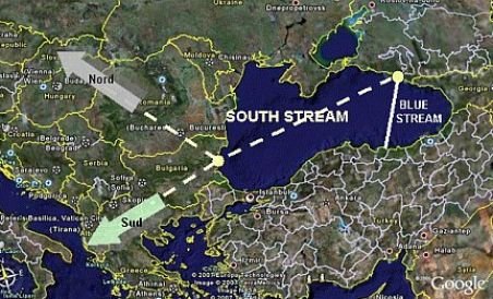 Gazprom începe discuţiile cu România pentru proiectul South Stream 