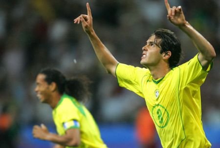Robinho: ?Omul decisiv al Braziliei este Kaka, poate decide orice joc pentru noi?