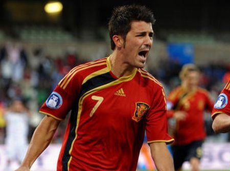 Spania - Honduras 2-0. David Villa înscrie două goluri şi păstrează ?Furia Roja? în cărţi