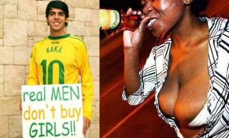 Kaka protestează faţă de prostituţie: Bărbaţii adevăraţi nu cumpără fete