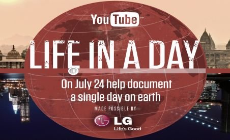 ?Life in a day? - primul film documentar cu conţinut generat de utilizatorii YouTube, produs de Ridley Scott şi Kevin Macdonald