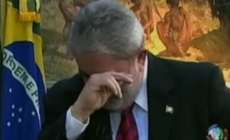 Preşedintele Braziliei a plâns în timpul unui interviu televizat (VIDEO)