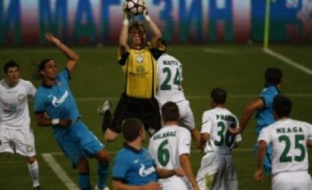 Unirea Urziceni "scapă" cu un 0-0 împotriva lui Zenit, în Liga Campionilor
