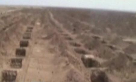 Iranul a săpat gropi comune uriaşe pentru soldaţii americani care ar ataca ţara (VIDEO)