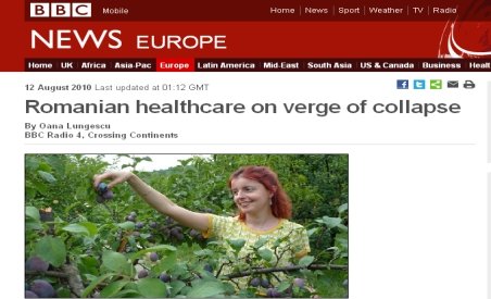 Reportaj BBC: Sistemul medical din România, în pragul colapsului (VIDEO)