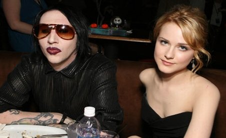 Marilyn Manson şi logodnica sa, actriţa Evan Rachel Wood, s-au despărţit