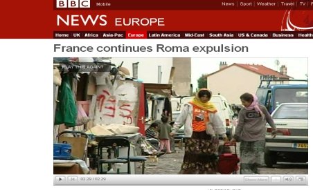 Presa internaţională despre expulzarea romilor: Imaginea lui Sarkozy are de suferit