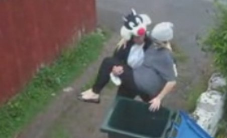 Răzbunarea pisicii: Parodie după filmuleţul în care o britanică aruncă o felină la gunoi (VIDEO)
