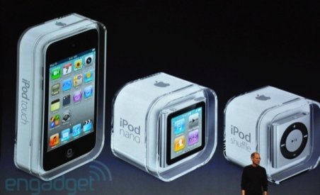 Apple anunţă noile iPod Touch, iPod nano, iPod shuffle şi Apple TV (FOTO)