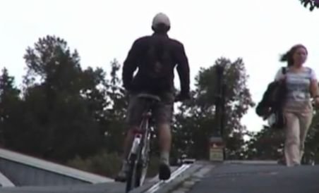 Un clujean i-a propus primarului să instaleze lifturi pentru biciclete (VIDEO)