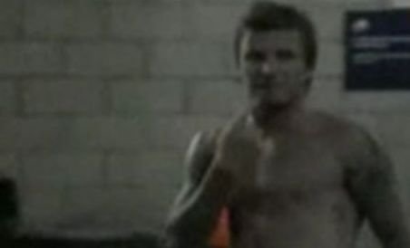 Beckham a vrut să bată un suporter care i-a strigat să lase prostituatele (VIDEO)