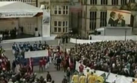 Germanii au sărbătorit 20 de ani de la reunificare (VIDEO)