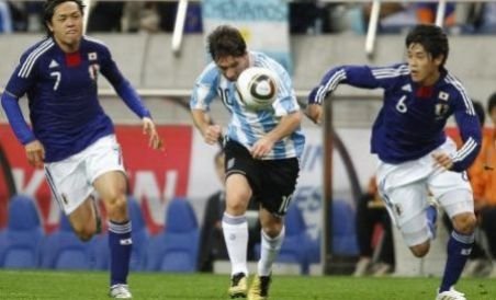 Messi & Co., învinşi de Japonia într-un amical, scor 0-1