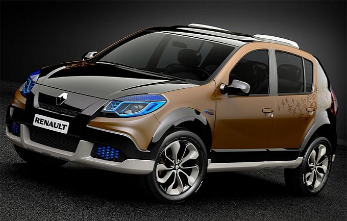 Renault Sandero Stepway, imagini oficiale ale conceptului care va fi prezentat în Brazilia 80715