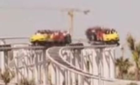 S-a deschis cel mai rapid rollercoaster din lume în parcul de distracţii Ferrari din Abu Dhabi