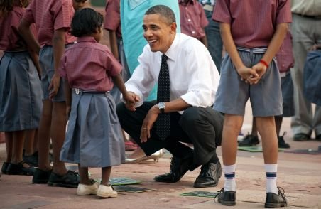 India. Barack Obama şi soţia sa au dansat pe ritmuri tradiţionale