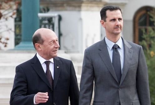 Traian Băsescu, liderul Siriei şi soţiile celor doi s-au întâlnit la Vila Lac 1, după care au luat prânzul împreună