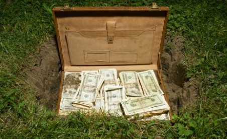 Timiş. Un bărbat a îngropat 35.000 de euro şi a rămas fără ei după o beţie