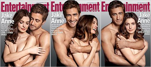 Anne Hathaway şi Jake Gyllenhaal au pozat nud pentru revista Entertainment Weekly 82260