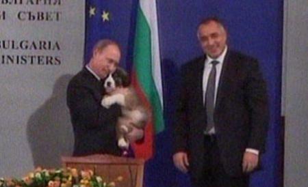 Gazprom ar trebui să fie numele câinelui primit de Putin de la premierul bulgar