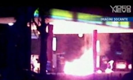O prostituată a dat foc unei benzinării din Berceni. Femeia consumase etnobotanice