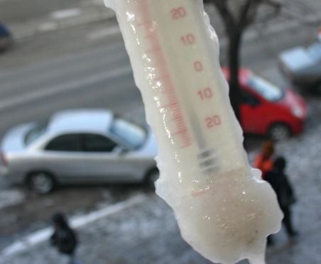 Cea mai scăzută temperatură a sezonului, -13 grade Celsius, înregistrată în Harghita