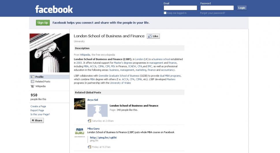 Premieră pe Facebook: O universitate britanică oferă cursuri MBA pe site-ul de socializare 82986