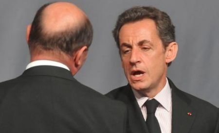 Sarkozy i-a trimis un mesaj de felicitare lui Băsescu cu ocazia Zilei Naţionale a României