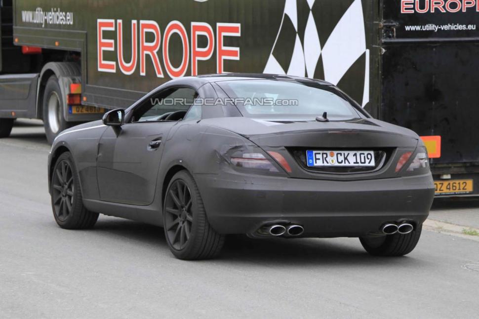 Mercedes SLK 2012, prezentat într-un clip publicitar 83342