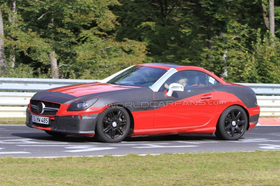 Mercedes SLK 2012, prezentat într-un clip publicitar 83345