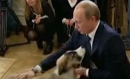 Putin şi-a botezat căţelul &quot;Buffy&quot;, în cadrul unei ceremonii lângă Moscova