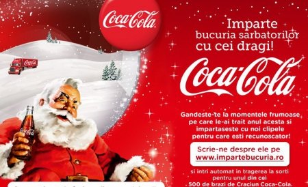 Coca Cola îi invită pe bucureşteni să se gândească la momentele bune din 2010