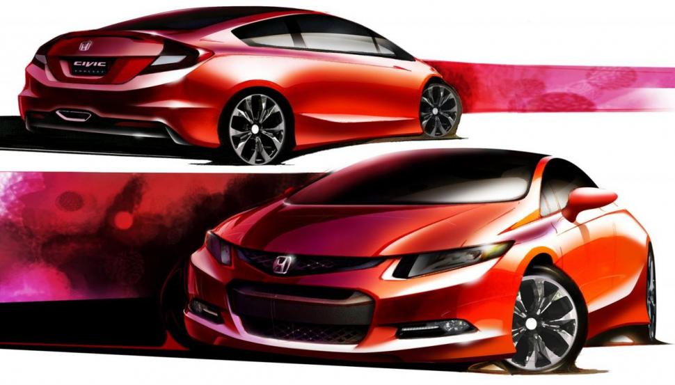 Honda surprinde audienţa de la Detroit prin conceptele Civic Si Coupe şi Civic Sedan 85886