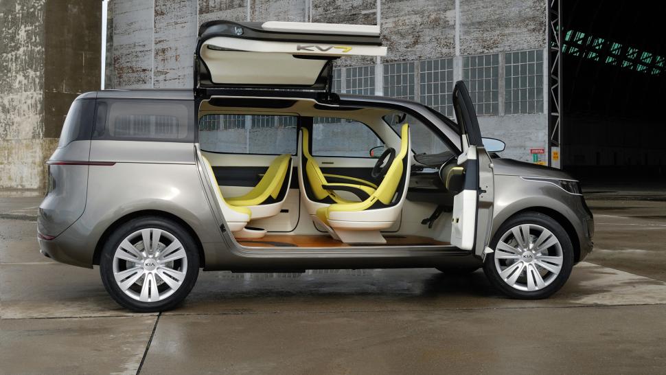 Kia KV7, un concept cu uşă tip “aripă de pescăruş”, prezentat la Detroit 85883