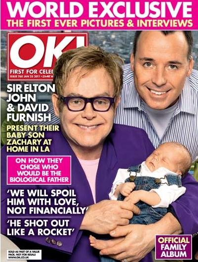 Primele imagini cu bebeluşul lui Elton John 86470