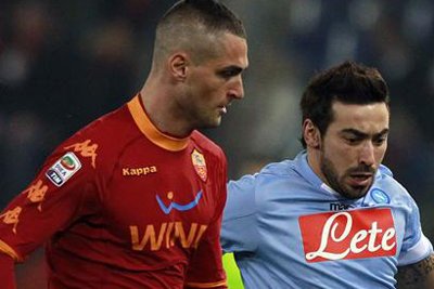 Lavezzi şi Aleandro Rosi s-au scuipat reciproc în timpul meciului Roma-Napoli