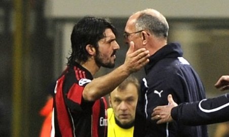 Gattuso riscă să fie suspendat după ce a sărit să-l bată pe antrenorul Joe Jordan