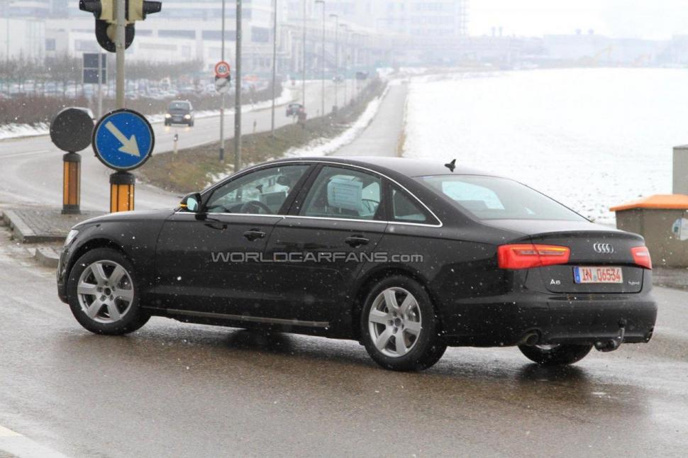 Audi A6 Hybrid 2012, fotografiat pentru prima oară pe un drum public 88577